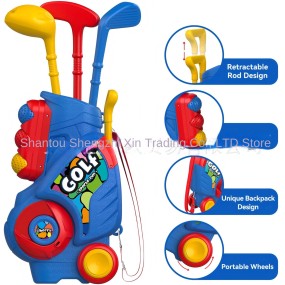 Kids Golf Set Supplier - Indoor Outdoor Push Cart Sports Toy