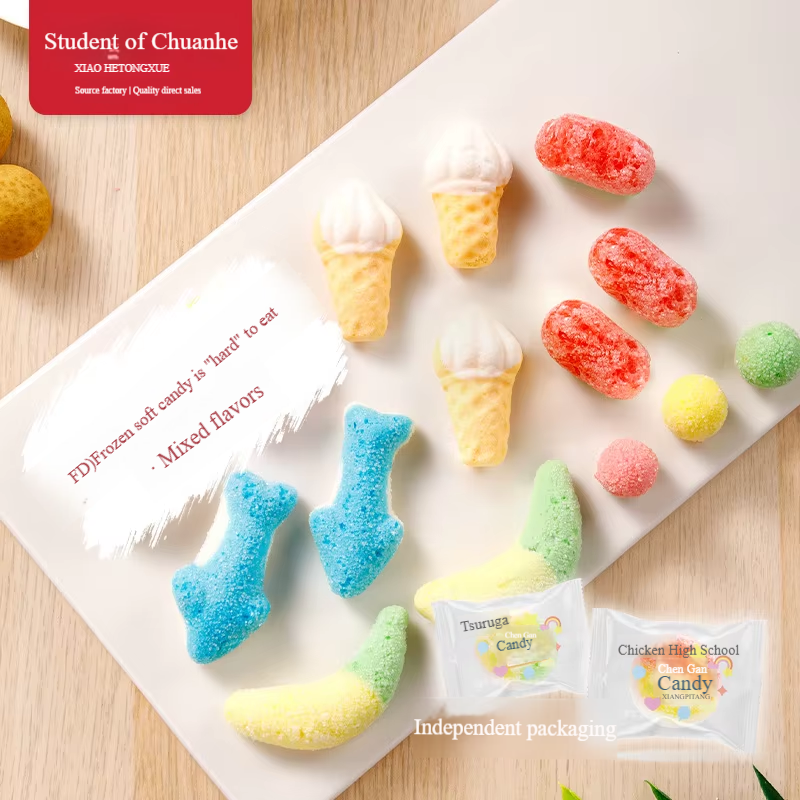 Freeze Dried Gummy Factory - Sour Sweet Natural Flavors Baking