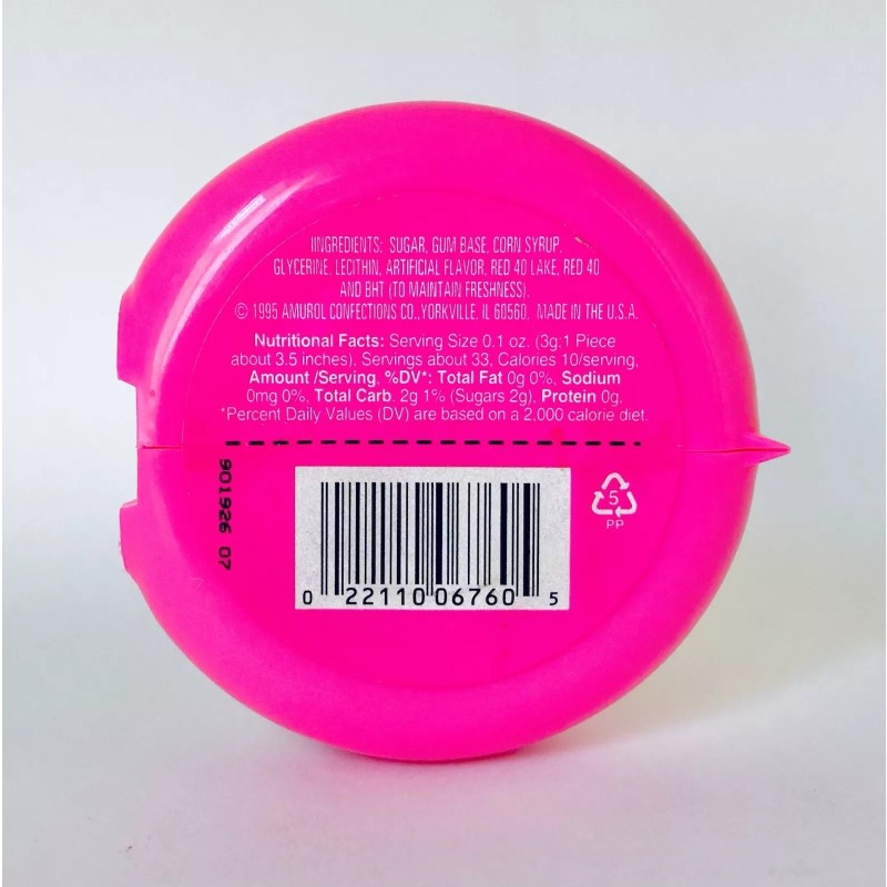 Plastic Container Gum Factory - 10grams Roll Candy Wholesaler