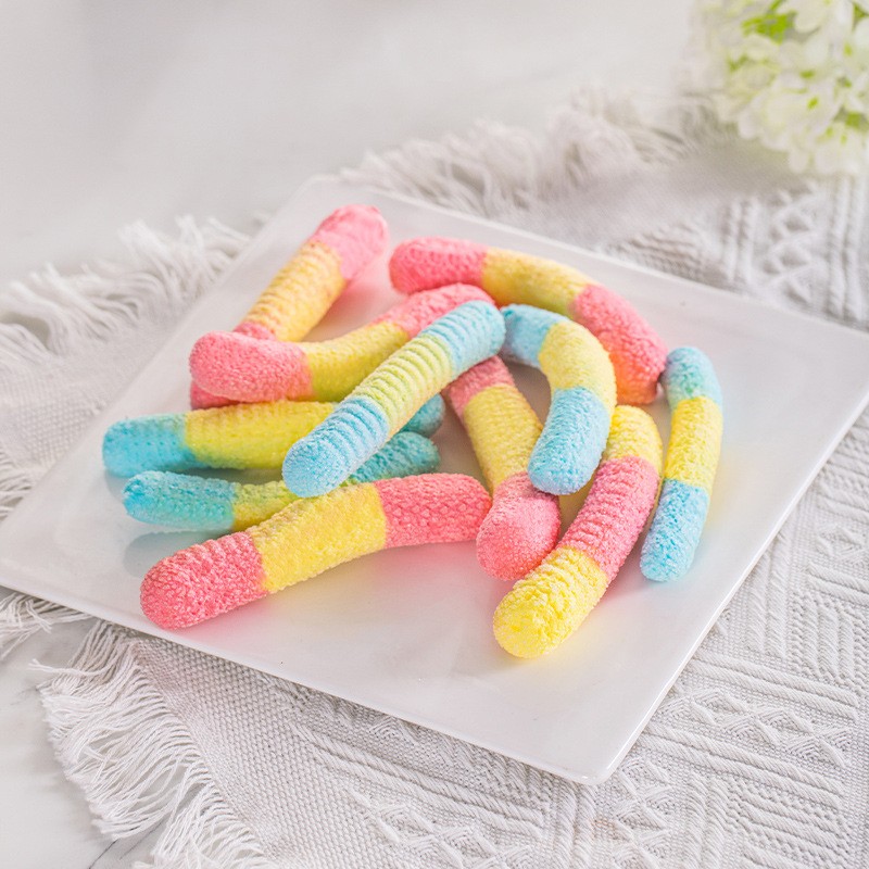 FD Soft Candy Factory - Vibrant Rainbow Strips Sweet Sour