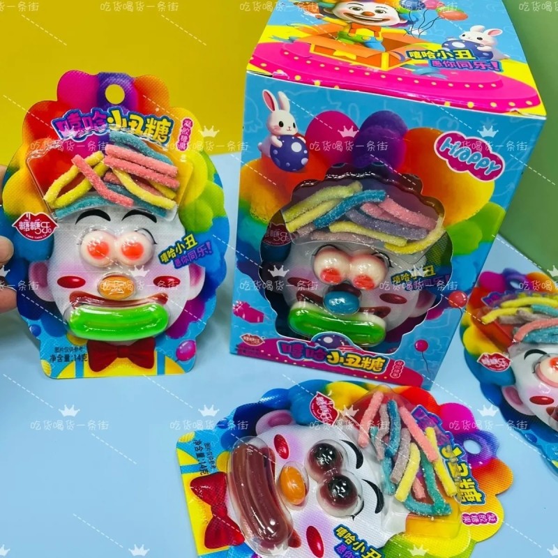 Clown Candy Supplier - Sugar Hip-hop Fun Gummy Creative