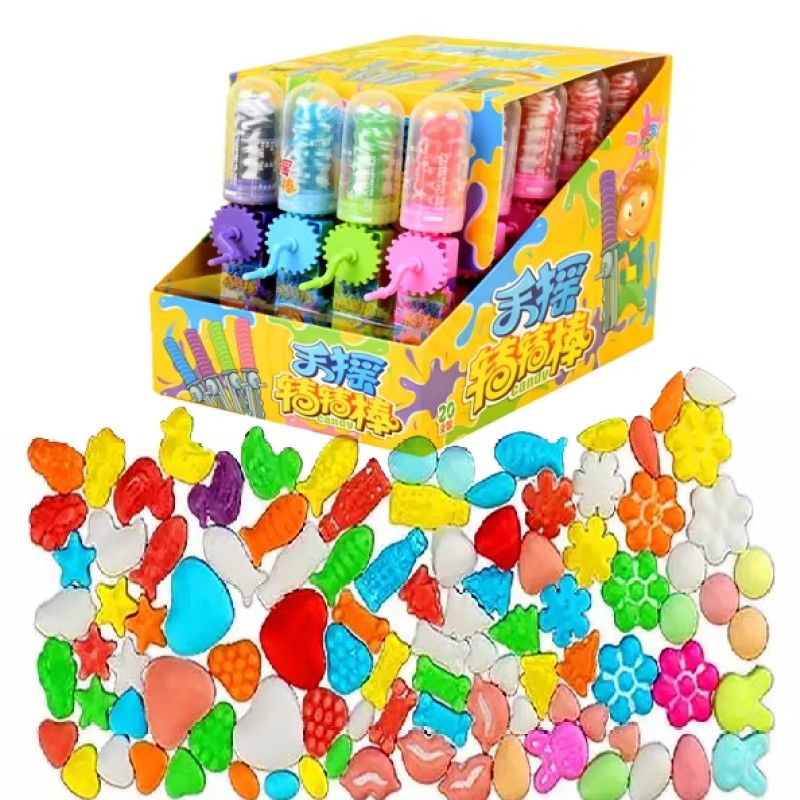 Swirl Lollipop Manufacturer - Hand Spin Rotating Hard Candy Rainbow