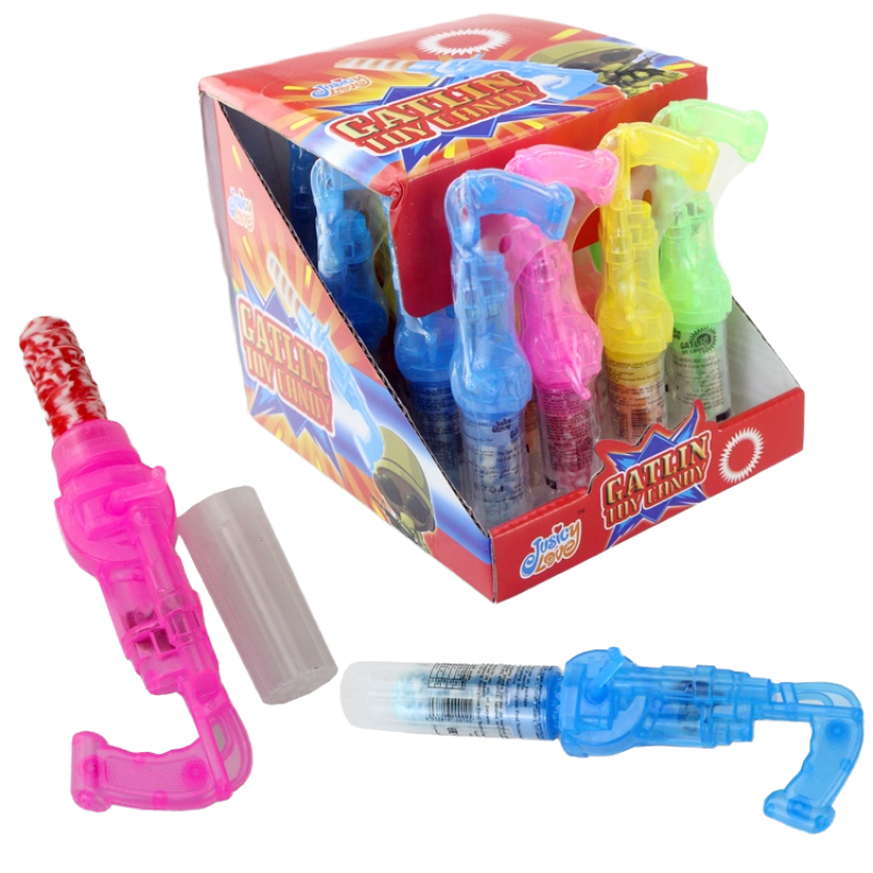Gatlin Pistol Candy Manufacturer - Light-Up Shaking Rotating Lollipop