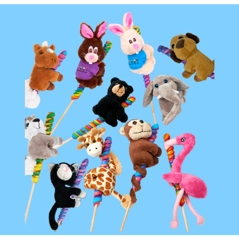 Animal Lollipop Manufacturer - Zoo Pop Plush Toy Candy New