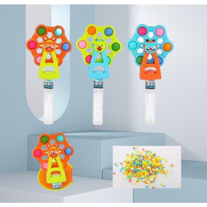 Bubble Wand Supplier - Rotating Ferris Wheel Soap Toys for Children