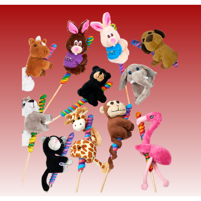 Animal Lollipop Manufacturer - Zoo Pop Plush Toy Candy New