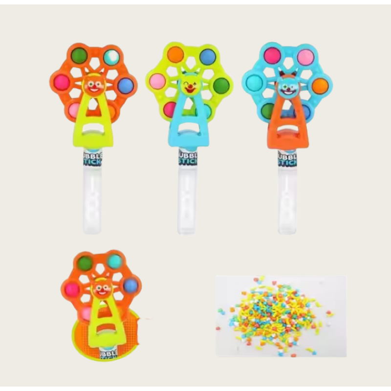 Bubble Wand Supplier - Rotating Ferris Wheel Soap Toys for Children
