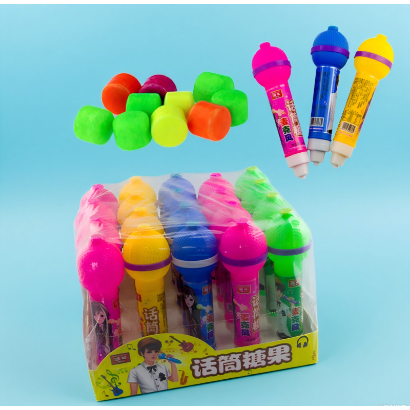 Microphone Toy Manufacturer - Promotional with Chewing Gum Hard