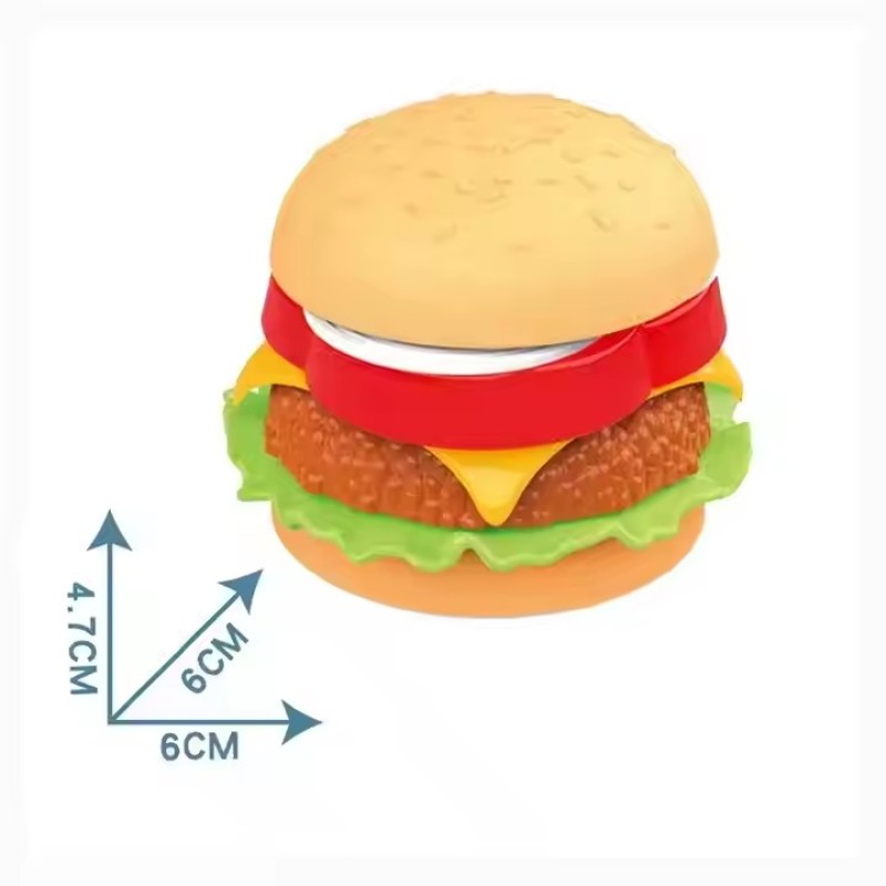 Fast Food Toy Factory - DIY Creative Pretend Play Hamburger Set