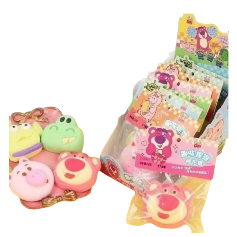 Stress Relief Candy Supplier - Pinching Marshmallow Strawberry Bear