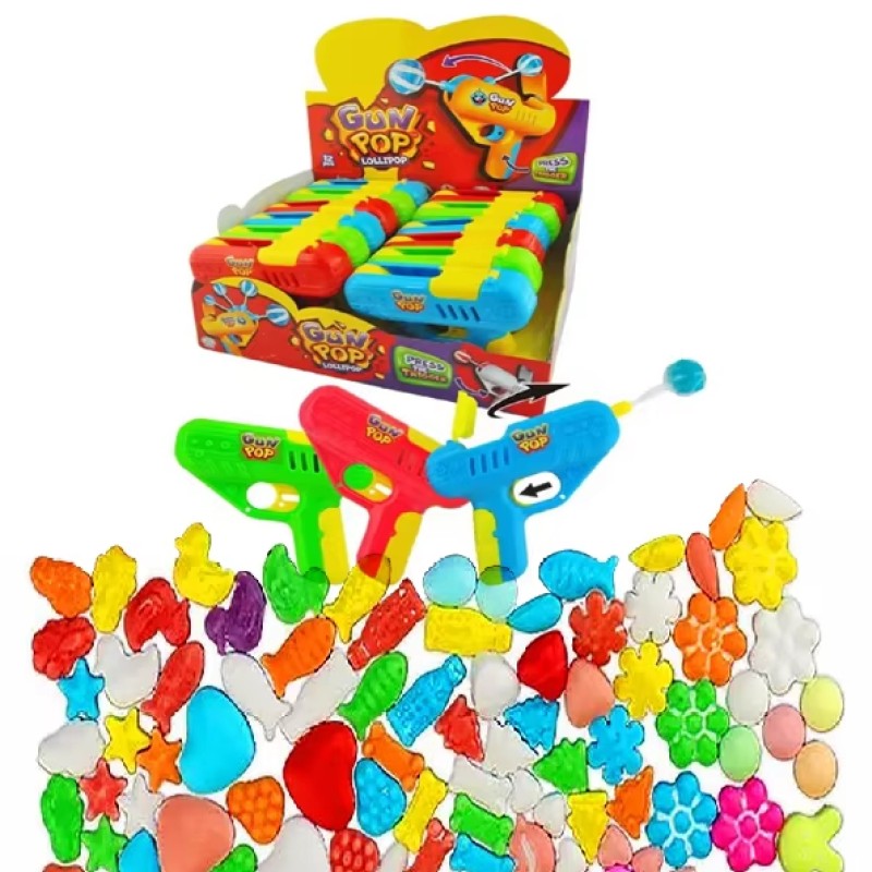 Candy Gun Toys Manufacturer - OEM Gun Pop Packaging Compressed