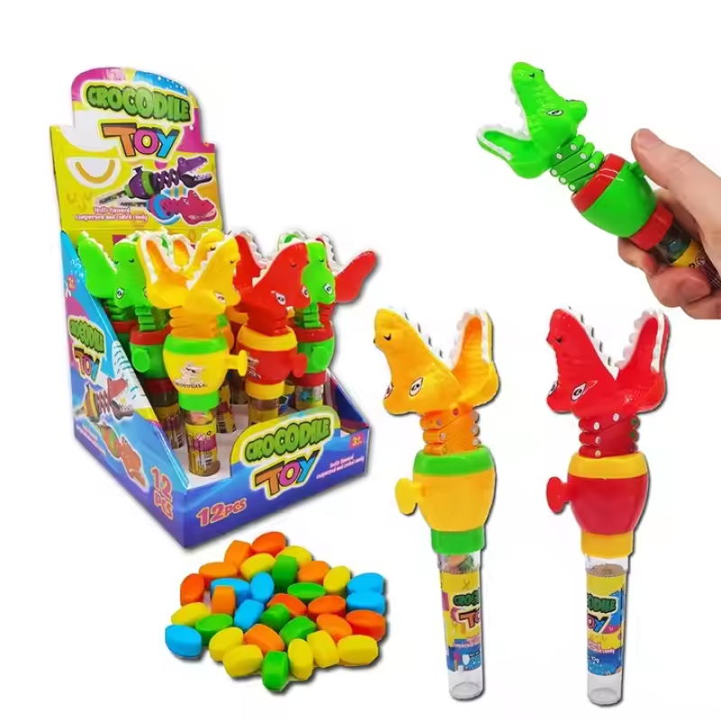 Telescopic Candy Toy Supplier - Plastic Flexible Crocodile Clamp