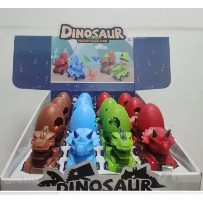 Dinosaur Truck Toy Factory - Egg Transporter Pullback Surprise