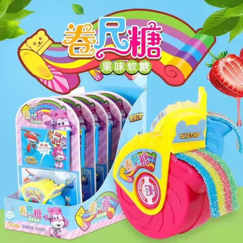 Sour Gummy Candy Factory - Plastic Toy with Soft Candy Belt