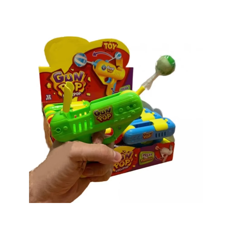 Candy Gun Toys Manufacturer - OEM Gun Pop Packaging Compressed