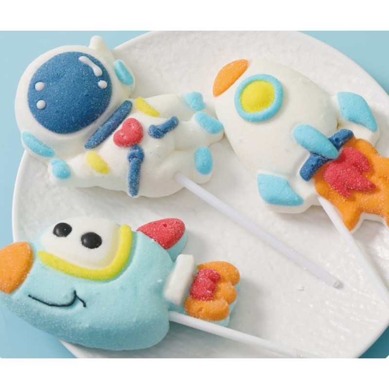 Marshmallow Candy Supplier - Fruity Christmas Design Lollipop