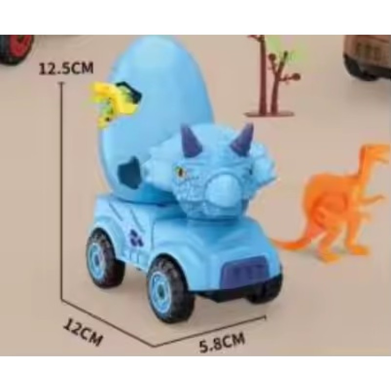 Dinosaur Truck Toy Factory - Egg Transporter Pullback Surprise