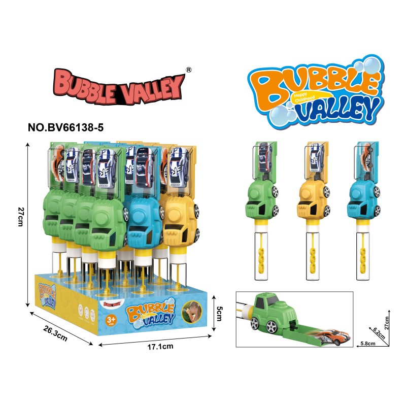 Car Bubble Blower Manufacturer - Cute Ejector Wand Tube Toy Set