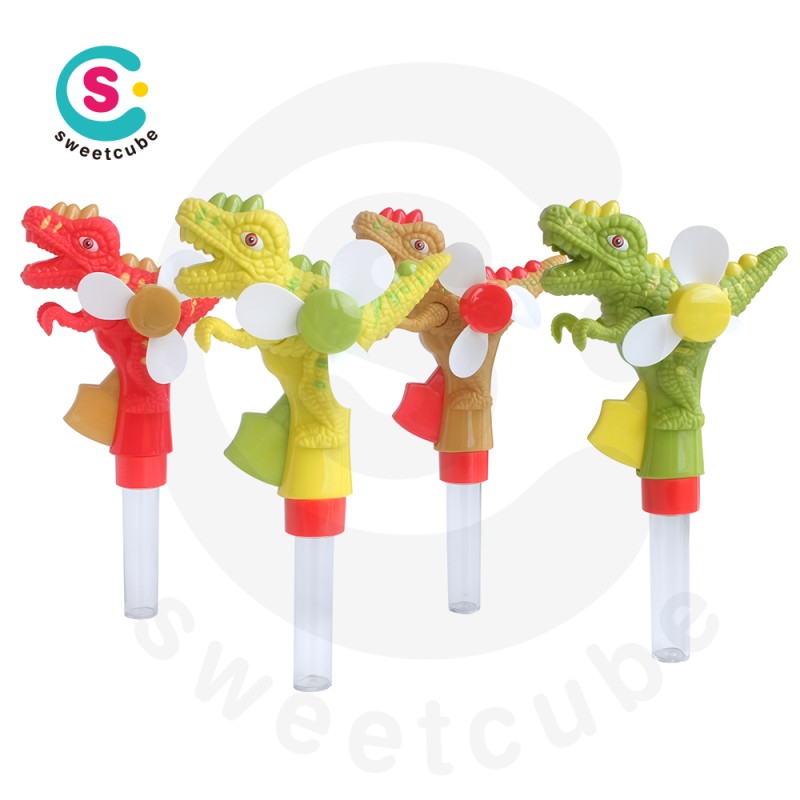 Hand-cranked Dinosaur Toy Factory - Candy Tube with Without Light