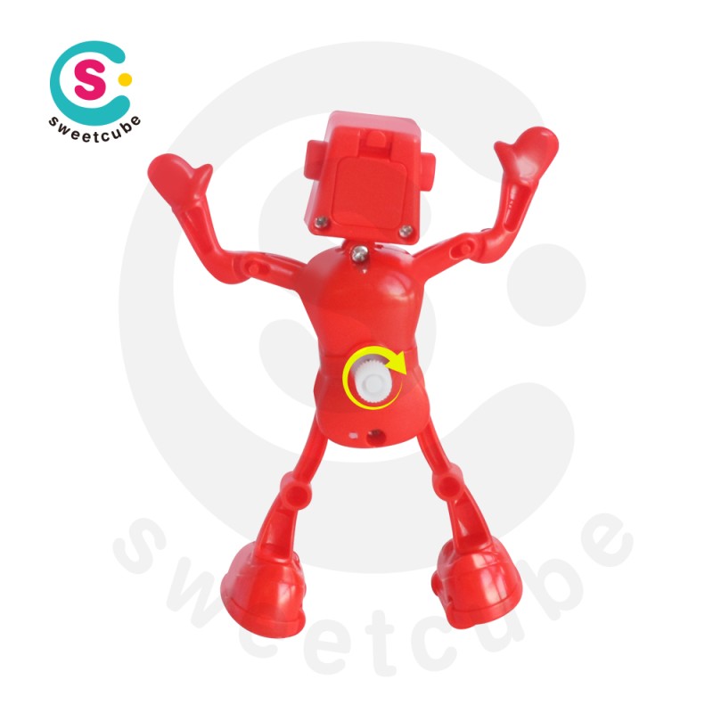Swing Robot Toy Supplier - Creative Split Dancing Candy Toy