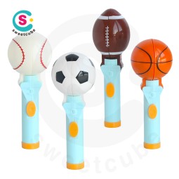 Sports Candy Toys Factory - Mix Ball Shape Plastic Lollipop