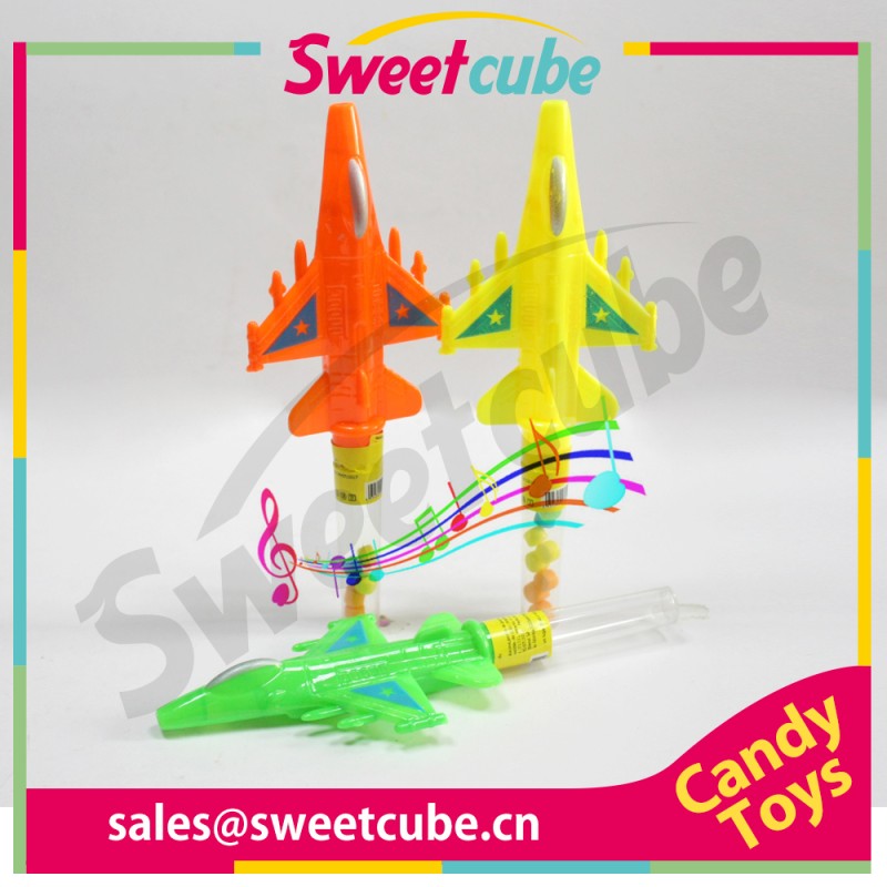 Aircraft Toys Supplier - Low Price with Whistle Candy
