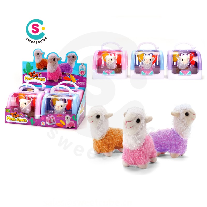 Alpaca Plush Toy Factory - Llama with House Carrying Case