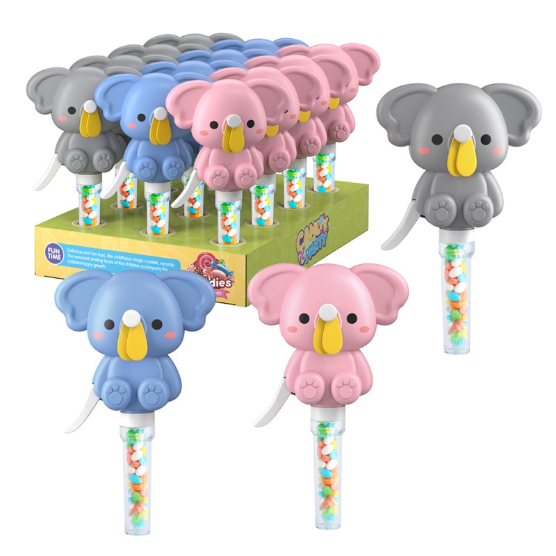 Hand Fan Candy Toy Supplier - Clap Animal Fan Tube Unisex