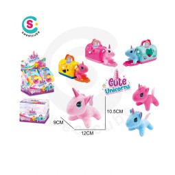 Pet House Supplier - Carry Case Plush Unicorn Toys