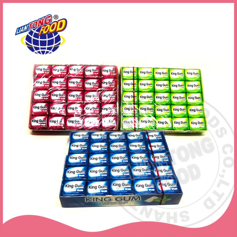 Bubble Gum Manufacturer - King Mint Flavor Chewing Gum Bulk