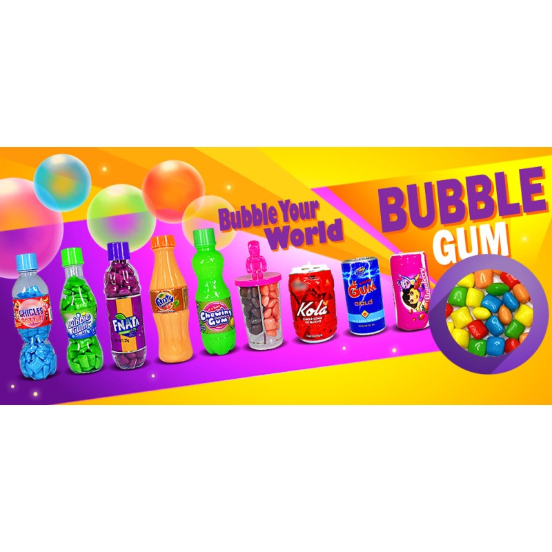 Powder Candy Factory - Mix Fruit Flavor Sweet Sour in Can