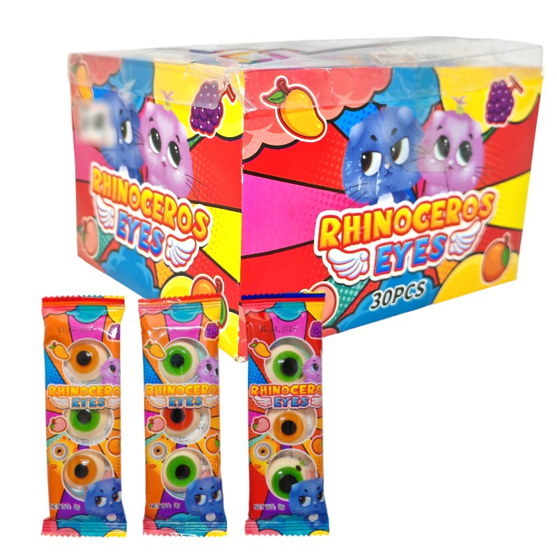 Eyeball Gummy Supplier - 3-in-1 Fruit Flavor Colorful Sweets