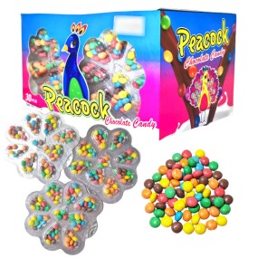 Chocolate Beans Supplier - Peacock Shape Solid Compound