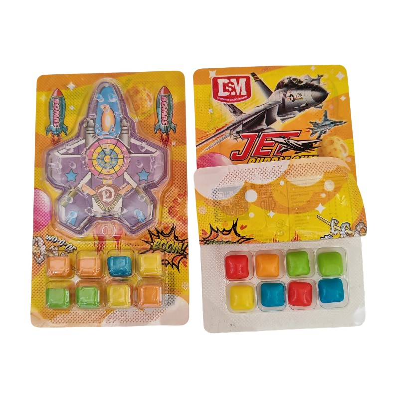 Bubble Gum Jet Factory - Fruit Flavor Colorful Chewing