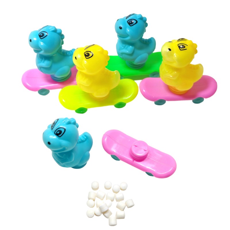 Dinosaur Candy Supplier - Skateboard Toy Fruity Tablet