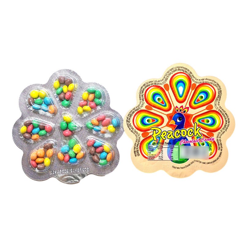 Chocolate Beans Supplier - Peacock Shape Solid Compound