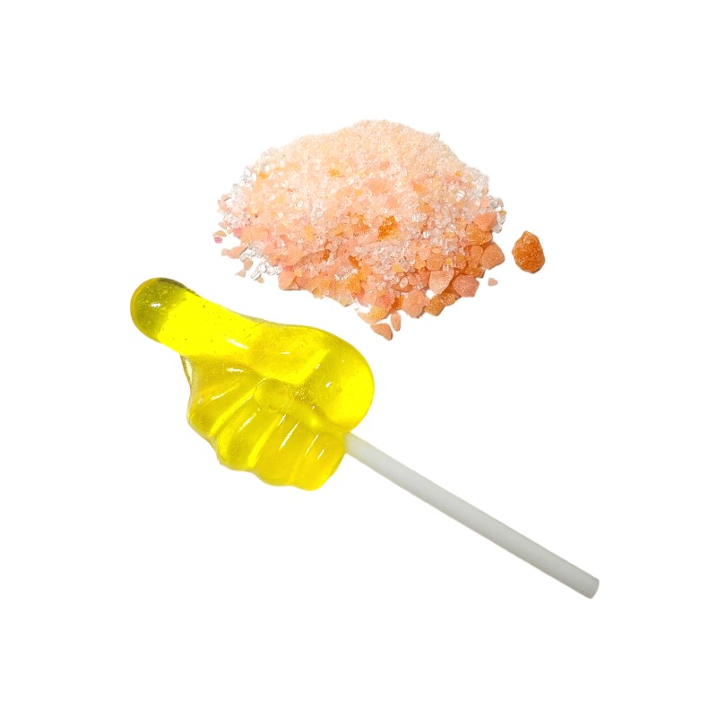 Foot Lollipop Factory - Children Shape with Popping Candy