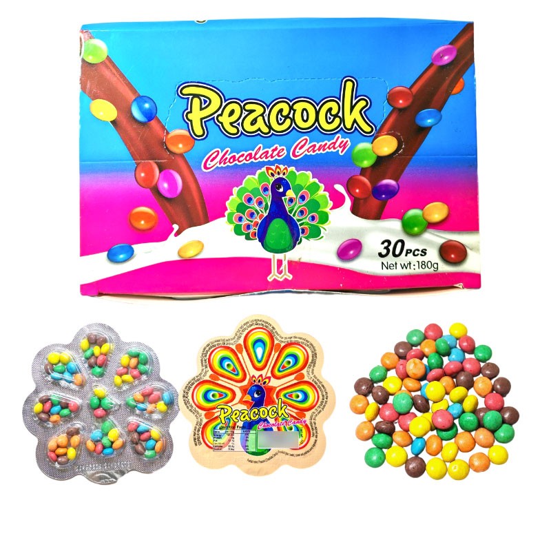 Chocolate Beans Supplier - Peacock Shape Solid Compound