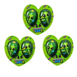 Alien Chocolate Supplier - Heart Egg Shape Jam Biscuits