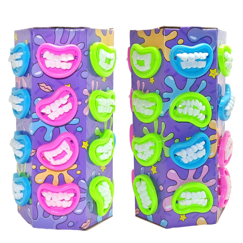 Teeth Lollipop Supplier - Halloween Scare Mouth Shape Pacifier