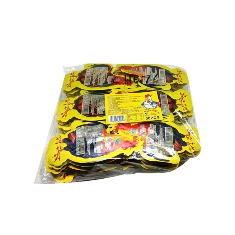 Rooster Chocolate Supplier - Fun Shape with Biscuit Cup