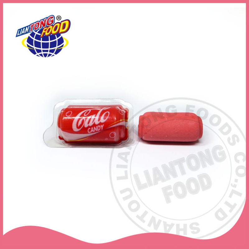 Bottle Shape Gum Manufacturer - Jam Filled Soda Fruit Flavor