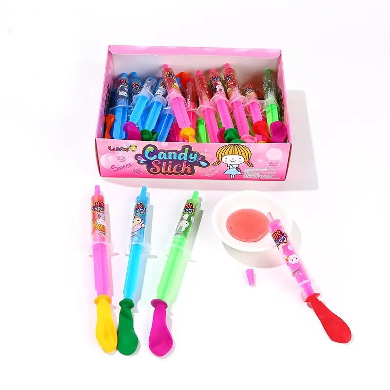 Jelly Pen Factory - Fruit Flavor Syringe Toy with Balloon