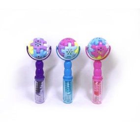 Toy Ball Candy Supplier - 2-in-1 Fruit Taste Hard Lollipop