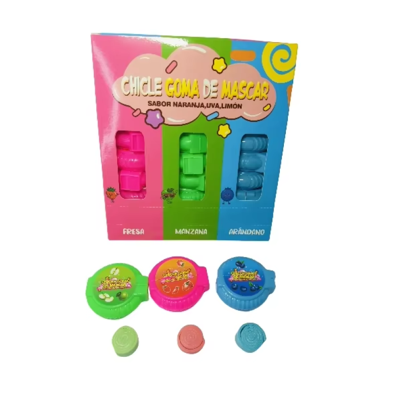 Roll Gum Candy Supplier - Orange Grape Lemon 8g Wholesale