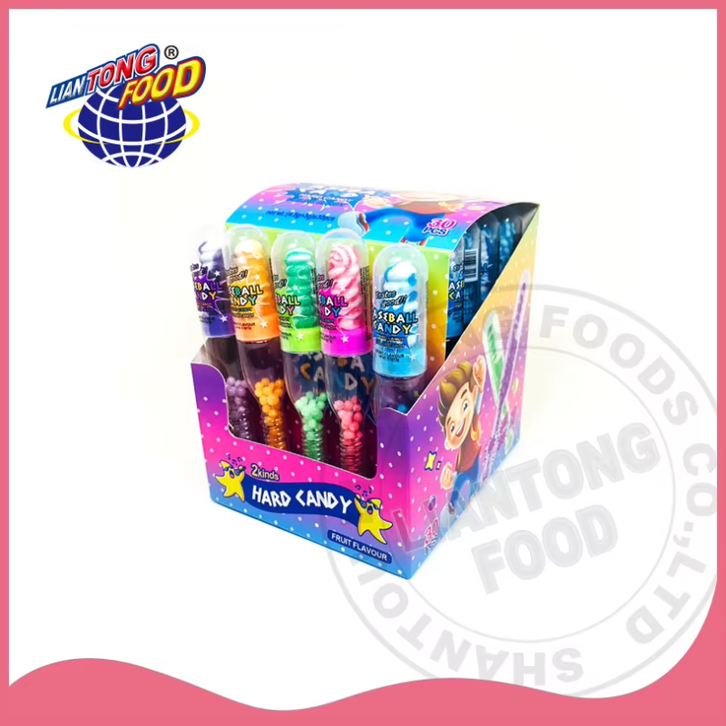Baseball Candy Supplier - Bar Shape Colorful Fruit Lollipop