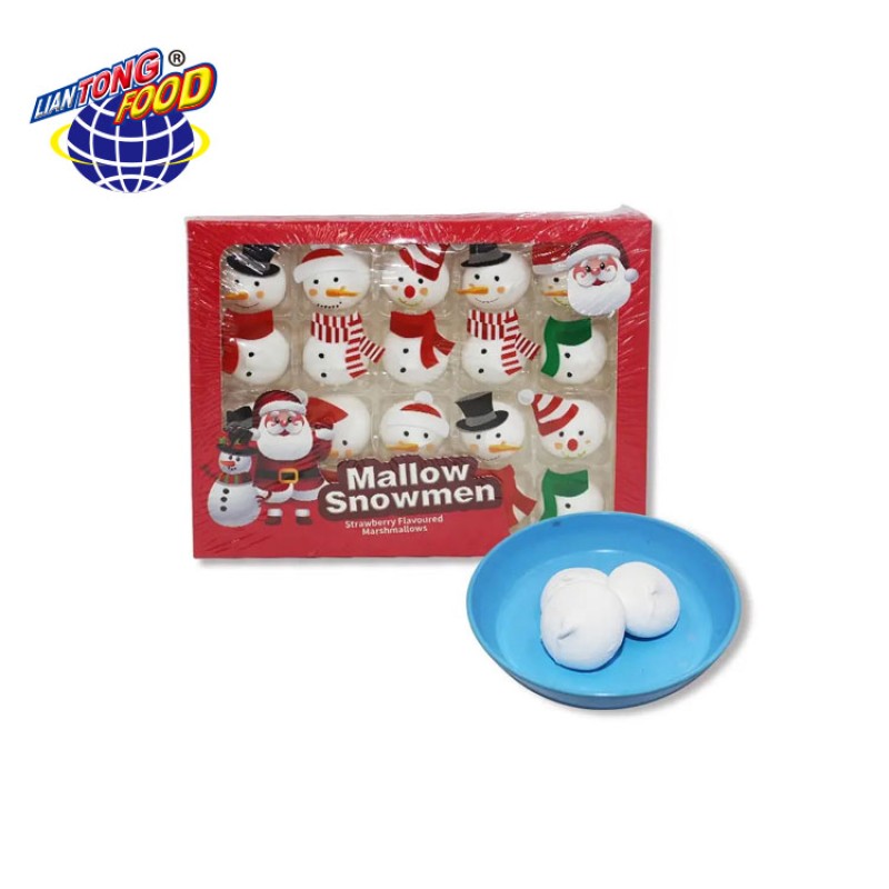 Marshmallow Candy Supplier - Christmas Cotton Gummies OEM