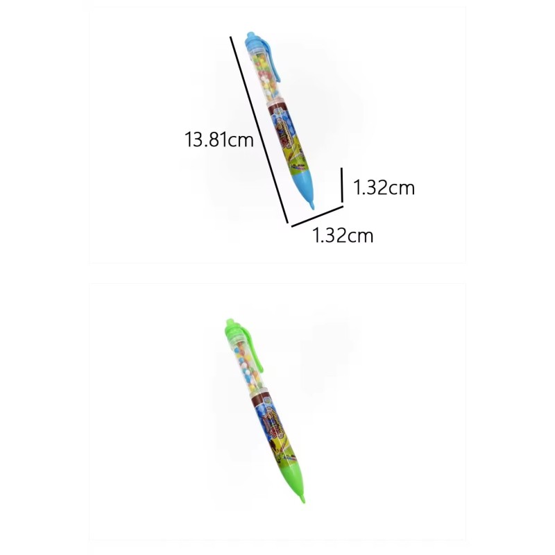 Chocolate Pen Manufacturer - Milk Jam Liquid with Mini Candy