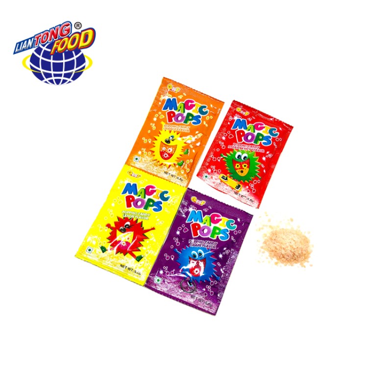 Explosive Candy Supplier - Six Flavor Popping Bag Package
