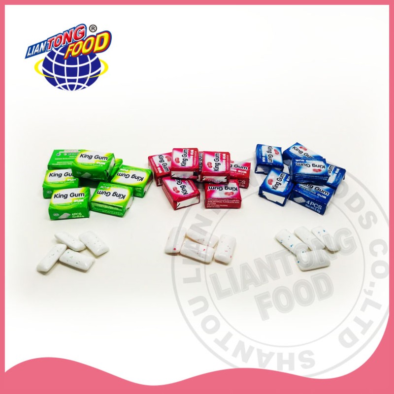 Bubble Gum Manufacturer - King Mint Flavor Chewing Gum Bulk